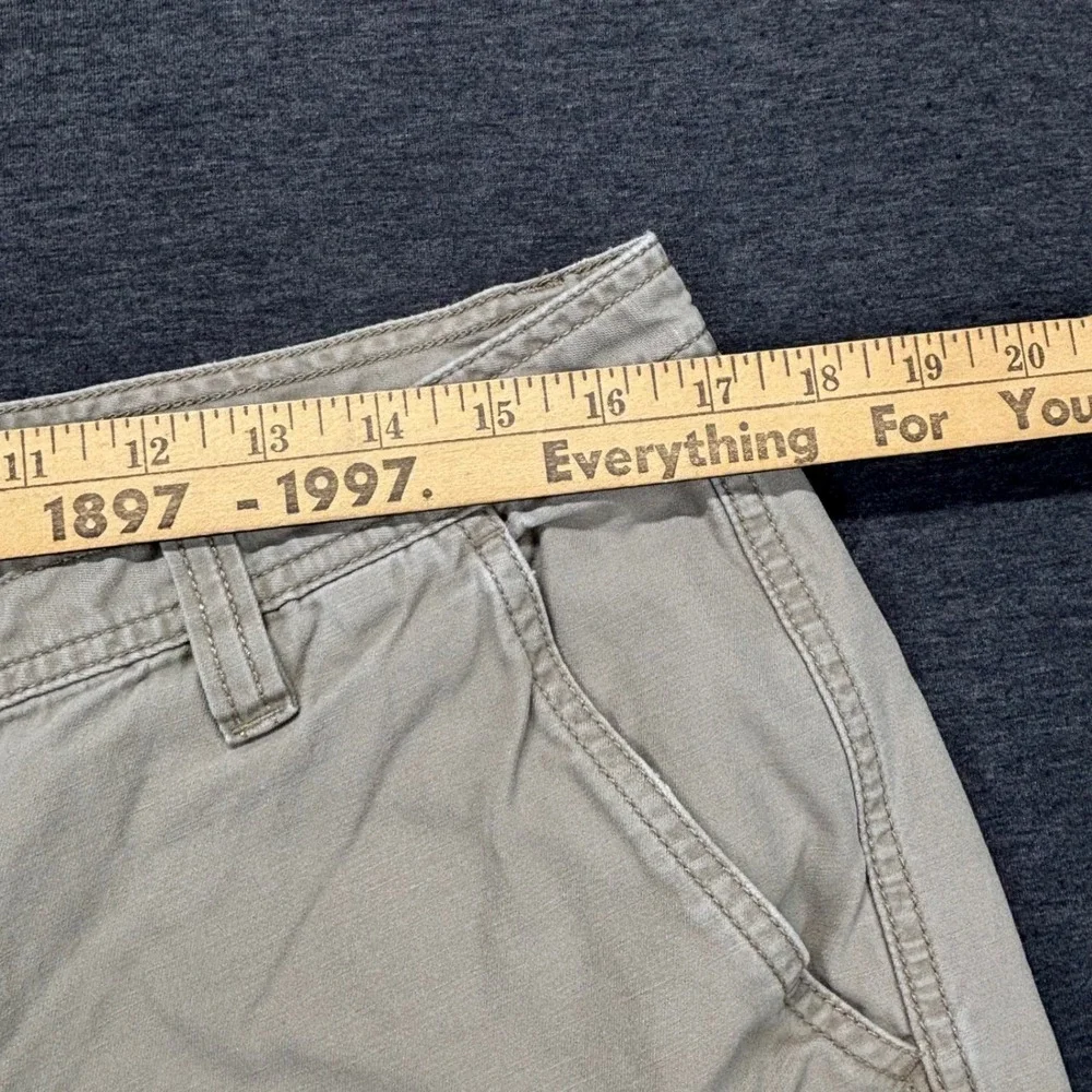 The North Face Shorts Mens 34 Khaki Cargo Cotton Multiple Pocket Utility Outdoor